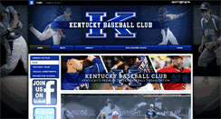 Desktop Screenshot of kentuckybaseballclub.com